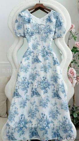 Đầm Thiết Kế Cổ Bèo Dáng Dài Đi Chơi TuTu Store Mã D1705