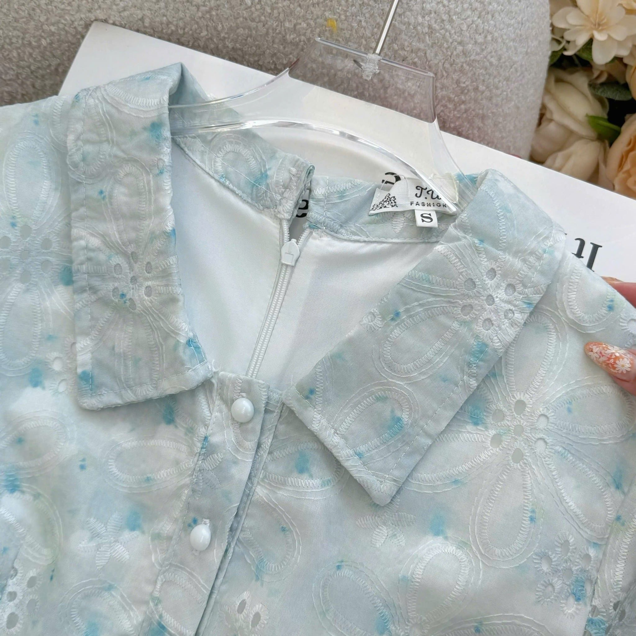 Đầm Thiết Kế Cổ Sơ Mi Dáng Ngắn Đi Chơi TuTu Store Mã D1706