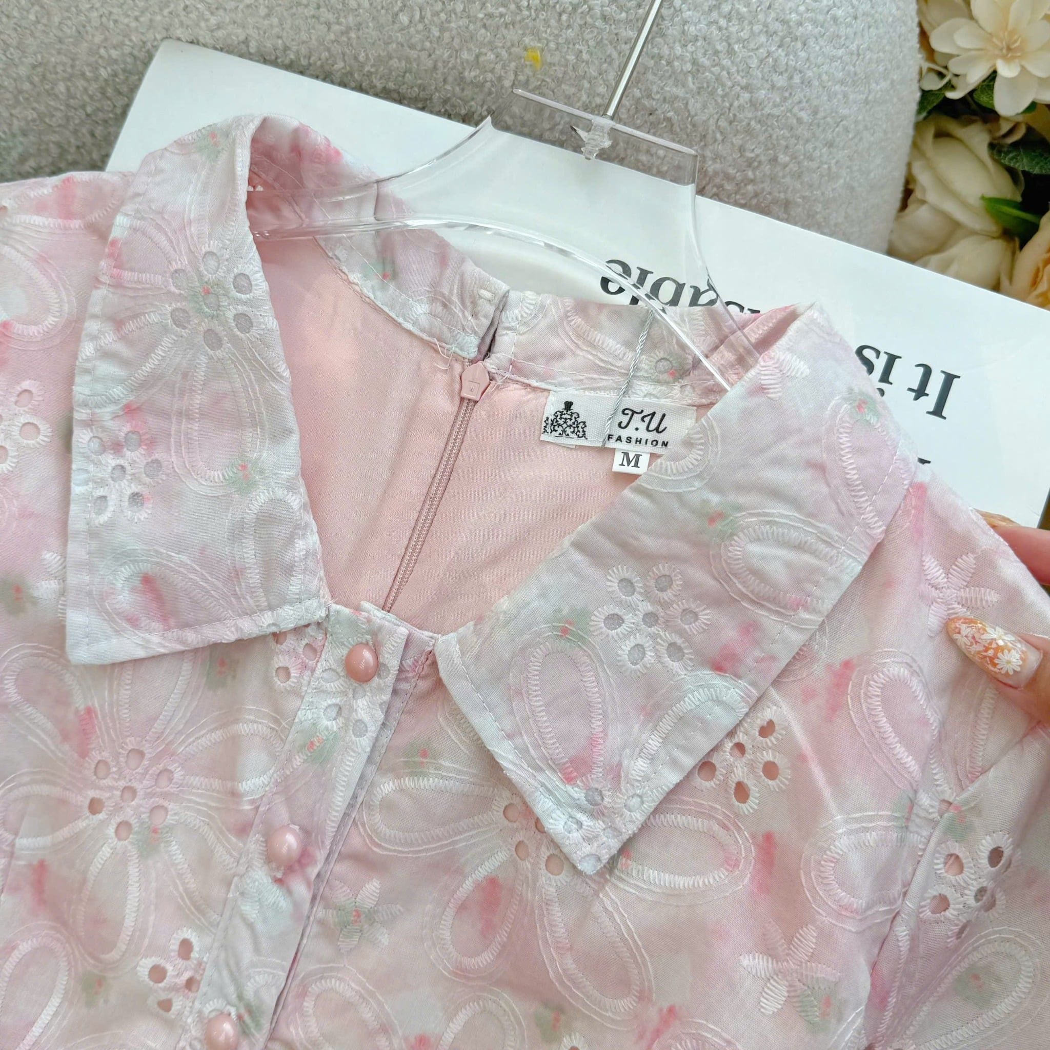 Đầm Thiết Kế Cổ Sơ Mi Dáng Ngắn Đi Chơi TuTu Store Mã D1706