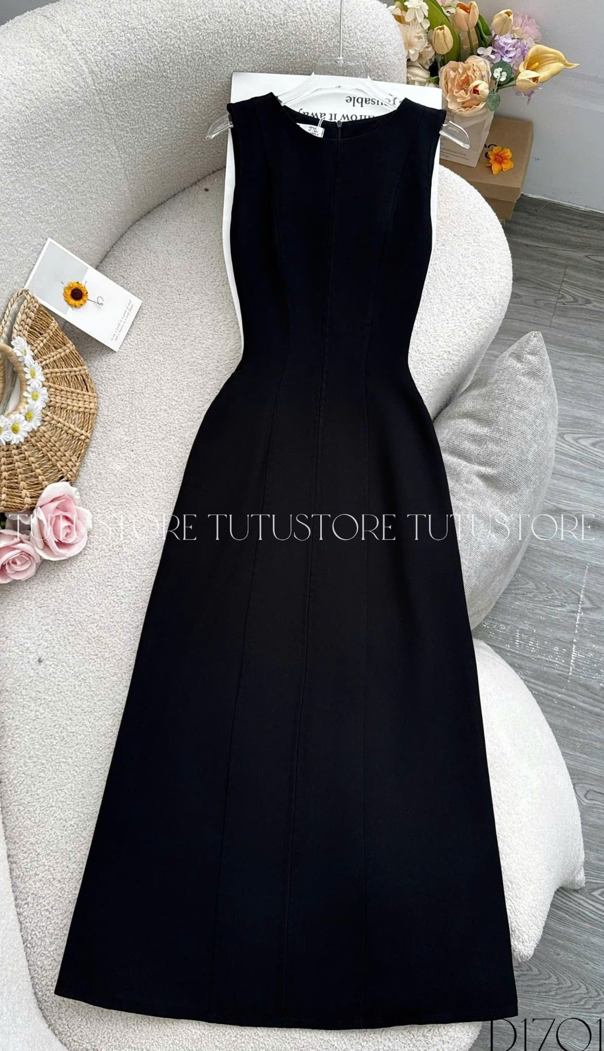 Đầm Thiết Kế Dáng Dài Thanh Lịch Đi Tiệc TuTu Store Mã D1701