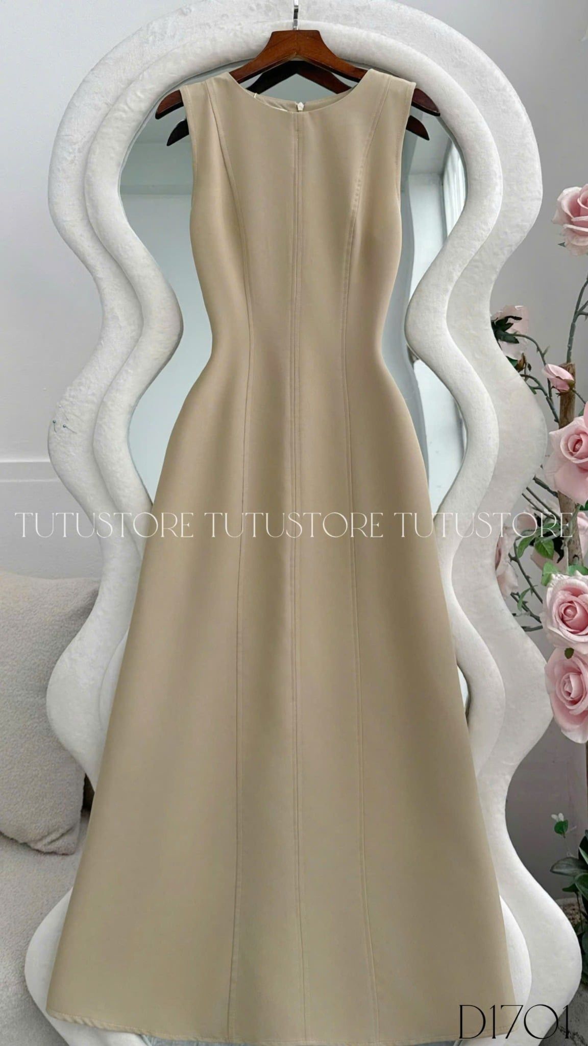Đầm Thiết Kế Dáng Dài Thanh Lịch Đi Tiệc TuTu Store Mã D1701