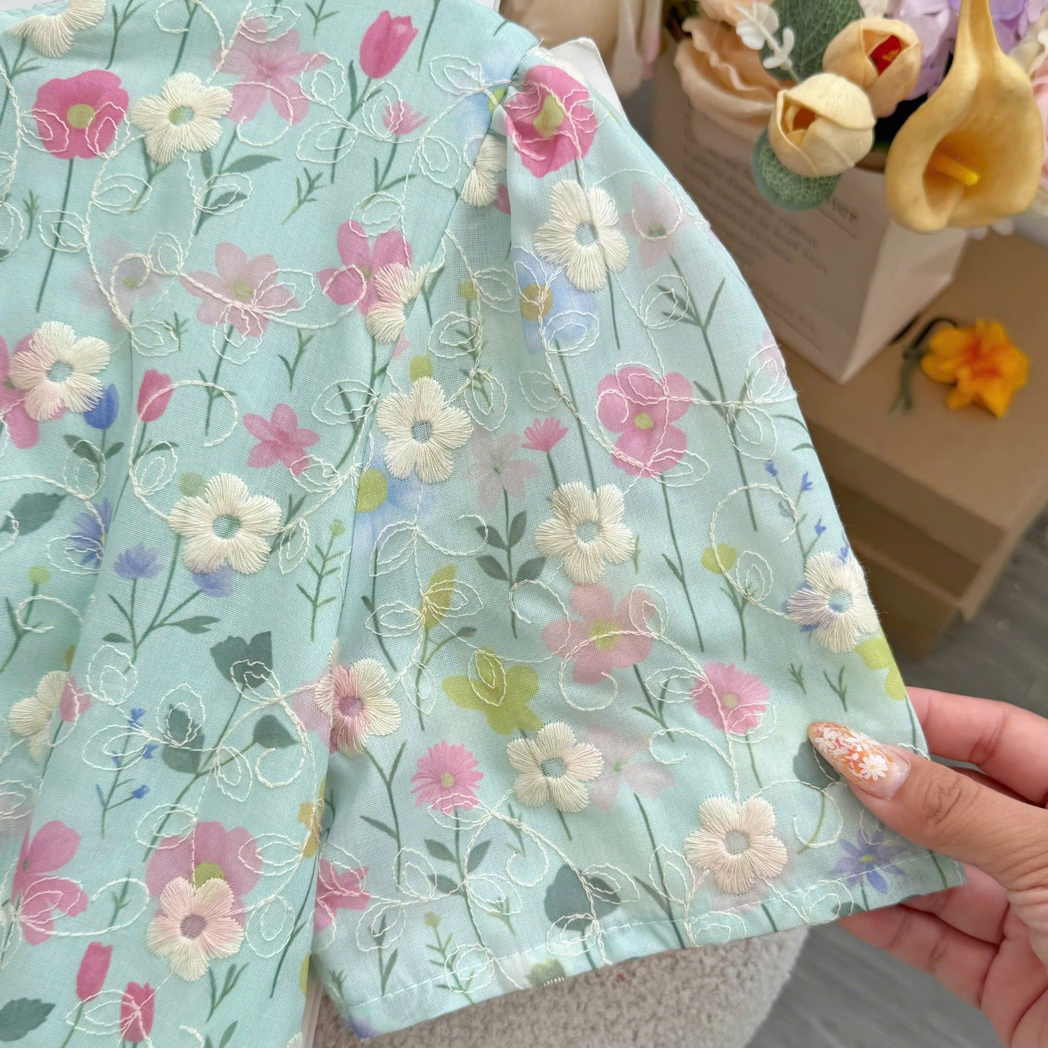 Đầm Kate Thêu Thiết Kế TuTu Store Phù Hợp Đi Chơi Dành Cho Nữ - Mã D1322