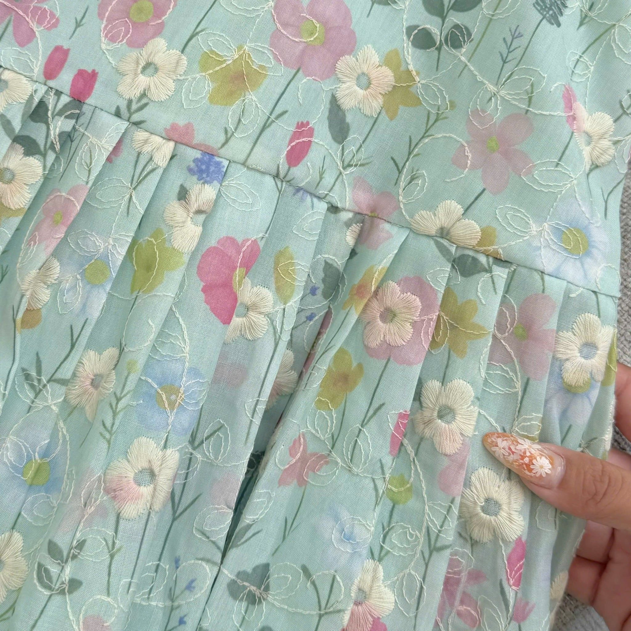 Đầm Kate Thêu Thiết Kế TuTu Store Phù Hợp Đi Chơi Dành Cho Nữ - Mã D1322