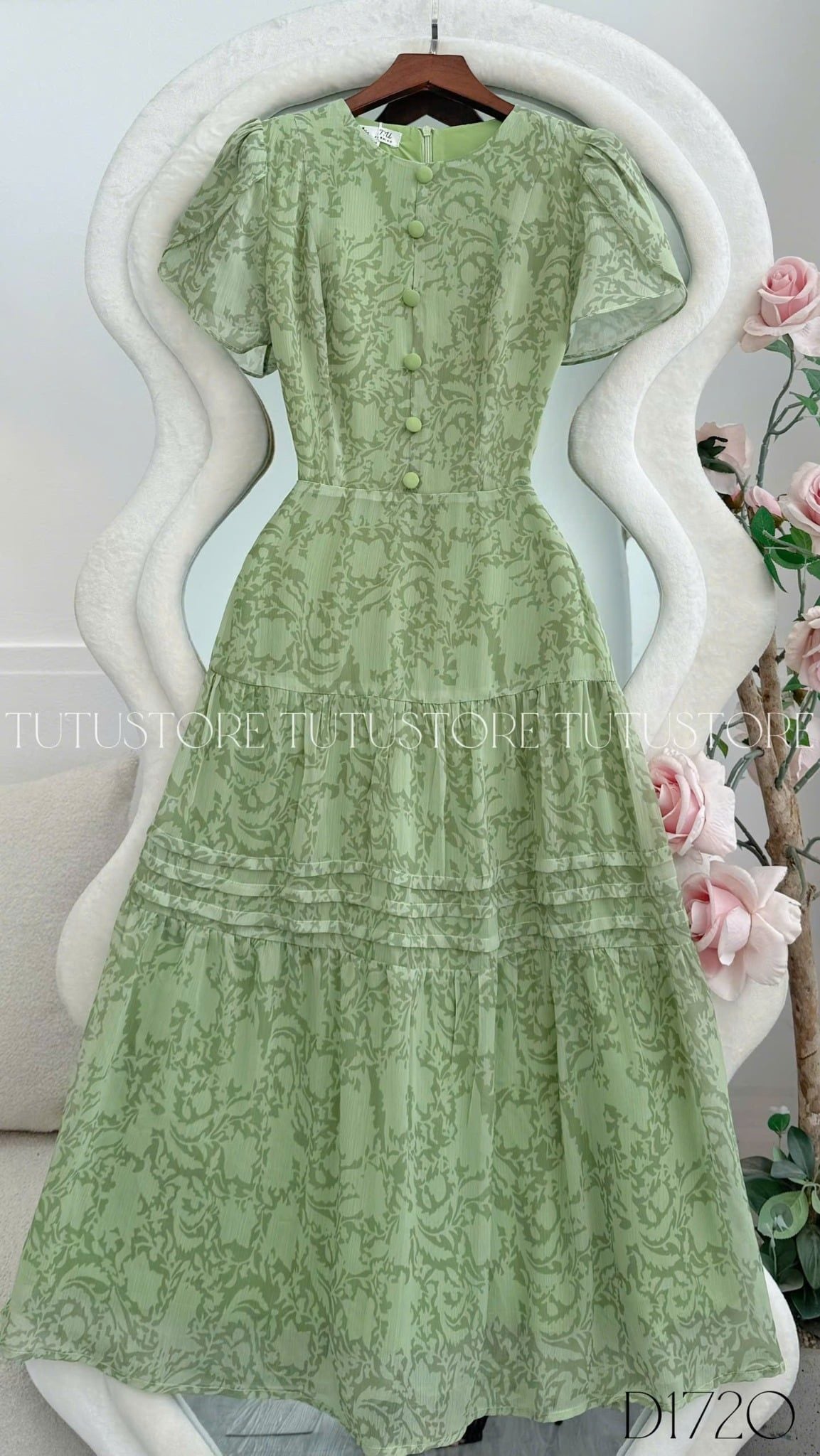 Đầm Thiết Kế Dáng Xòe Đi Chơi TuTu Store Mã D1720