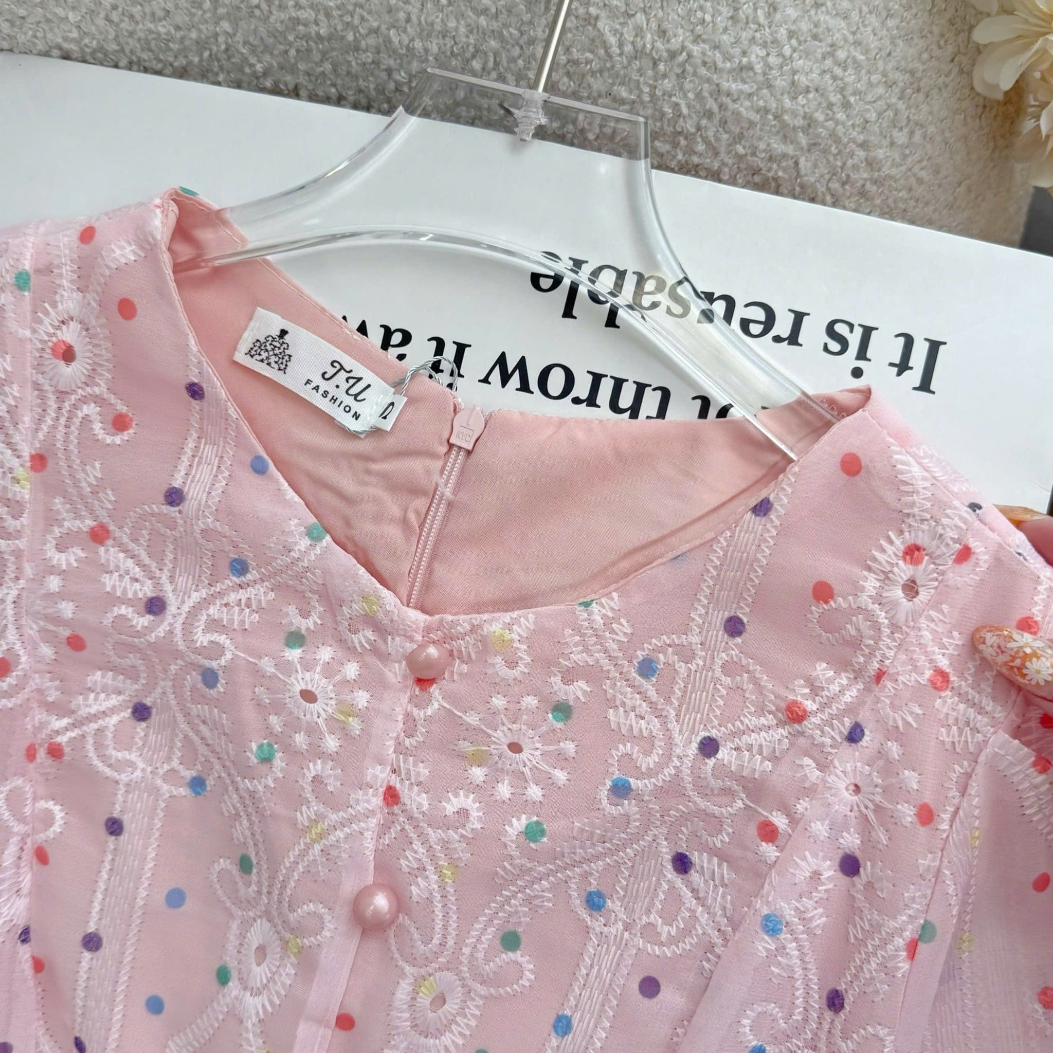 Đầm Thiết Kế Dáng A Chấm Bi Nhẹ Nhàng Đi Chơi TuTu Store Mã D1725