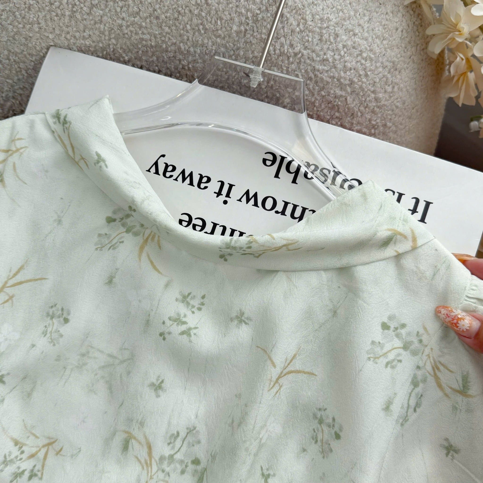 Đầm Hoa Thiết Kế Cổ Tròn Dáng Xòe Thanh Nhã Đi Chơi TuTu Store Mã D1726