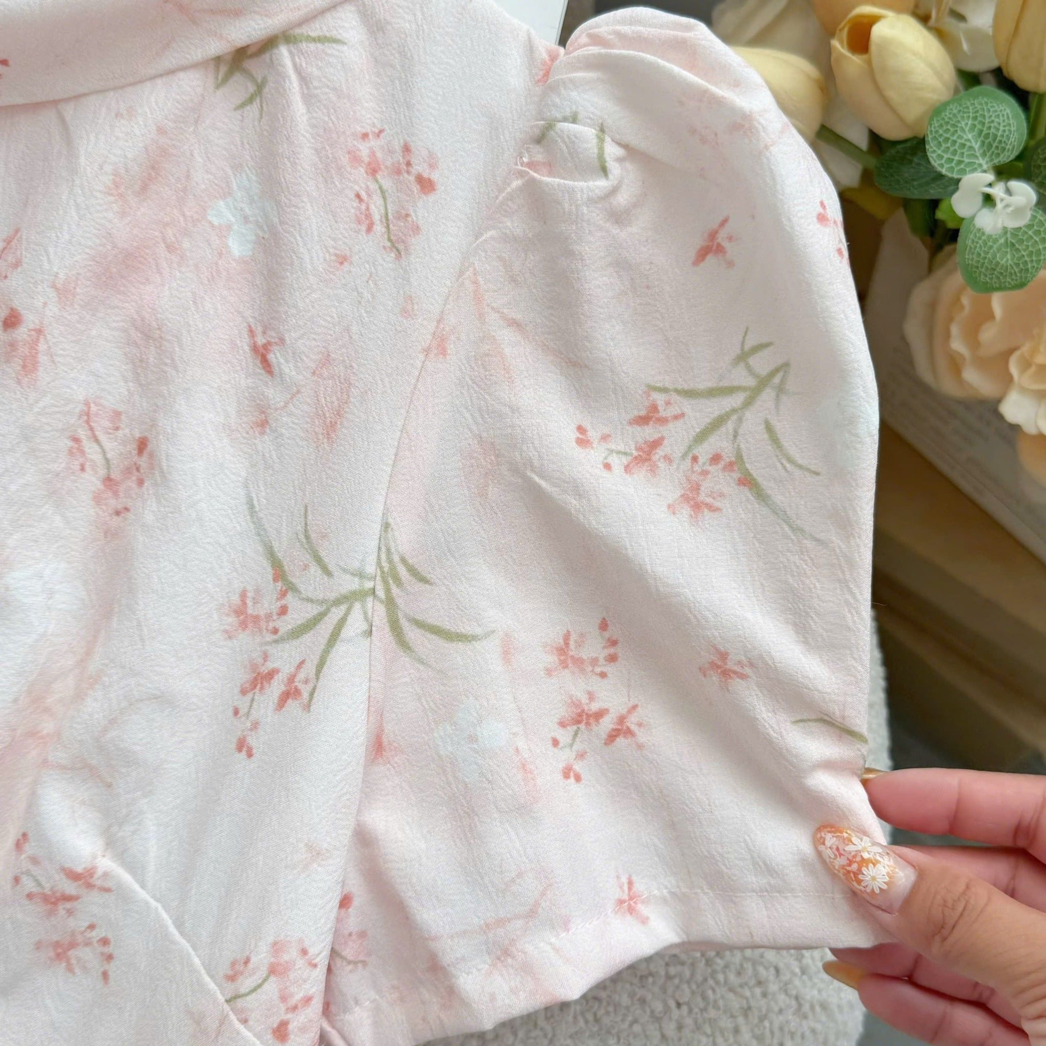 Đầm Hoa Thiết Kế Cổ Tròn Dáng Xòe Thanh Nhã Đi Chơi TuTu Store Mã D1726