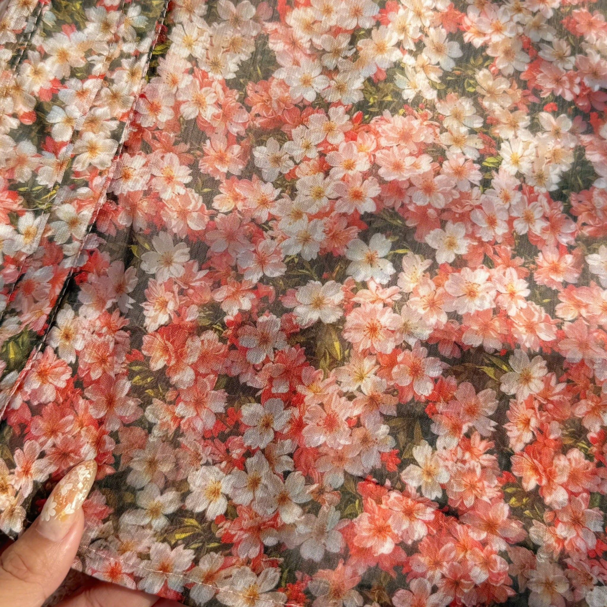 Đầm Hoa Thiết Kế Cổ V Dáng Dài Thanh Lịch Đi Chơi TuTu Store Mã D1732