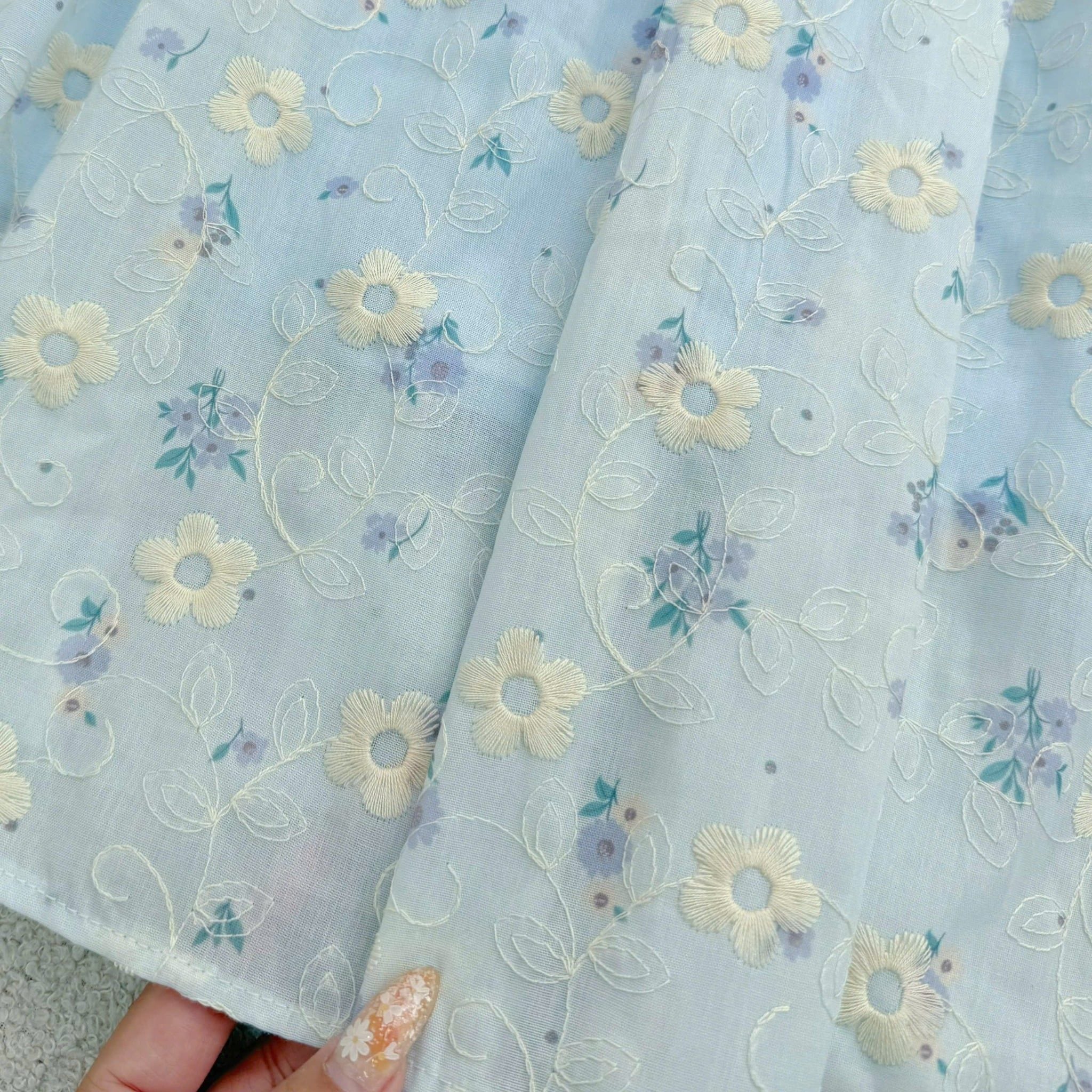 Đầm Thiết Kế Cổ Tròn Kiểu Sơ Mi Dáng Xòe Nữ Tính TuTu Store Mã D1729