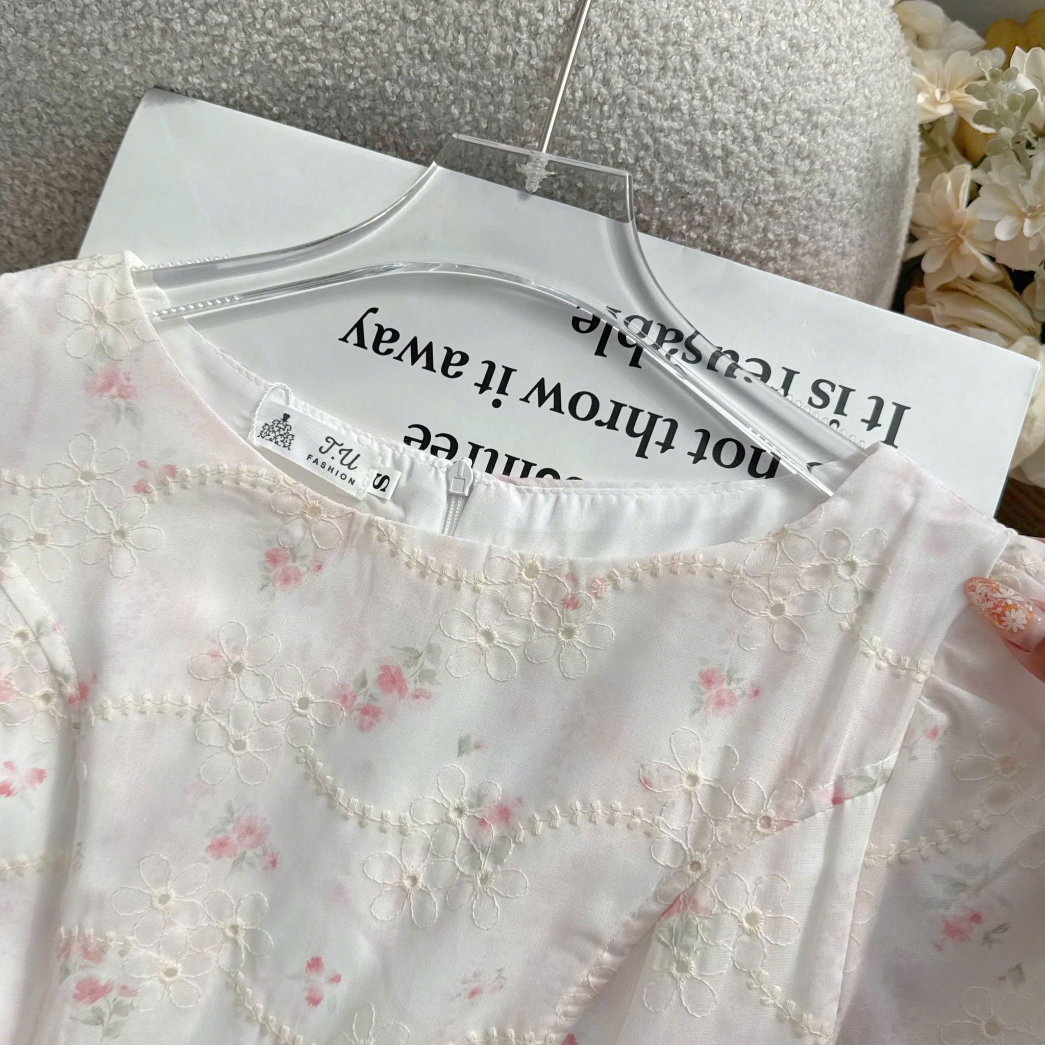 Đầm Thiết Kế Cổ Thuyền Dáng Xòe Đi Chơi TuTu Store Mã D1742