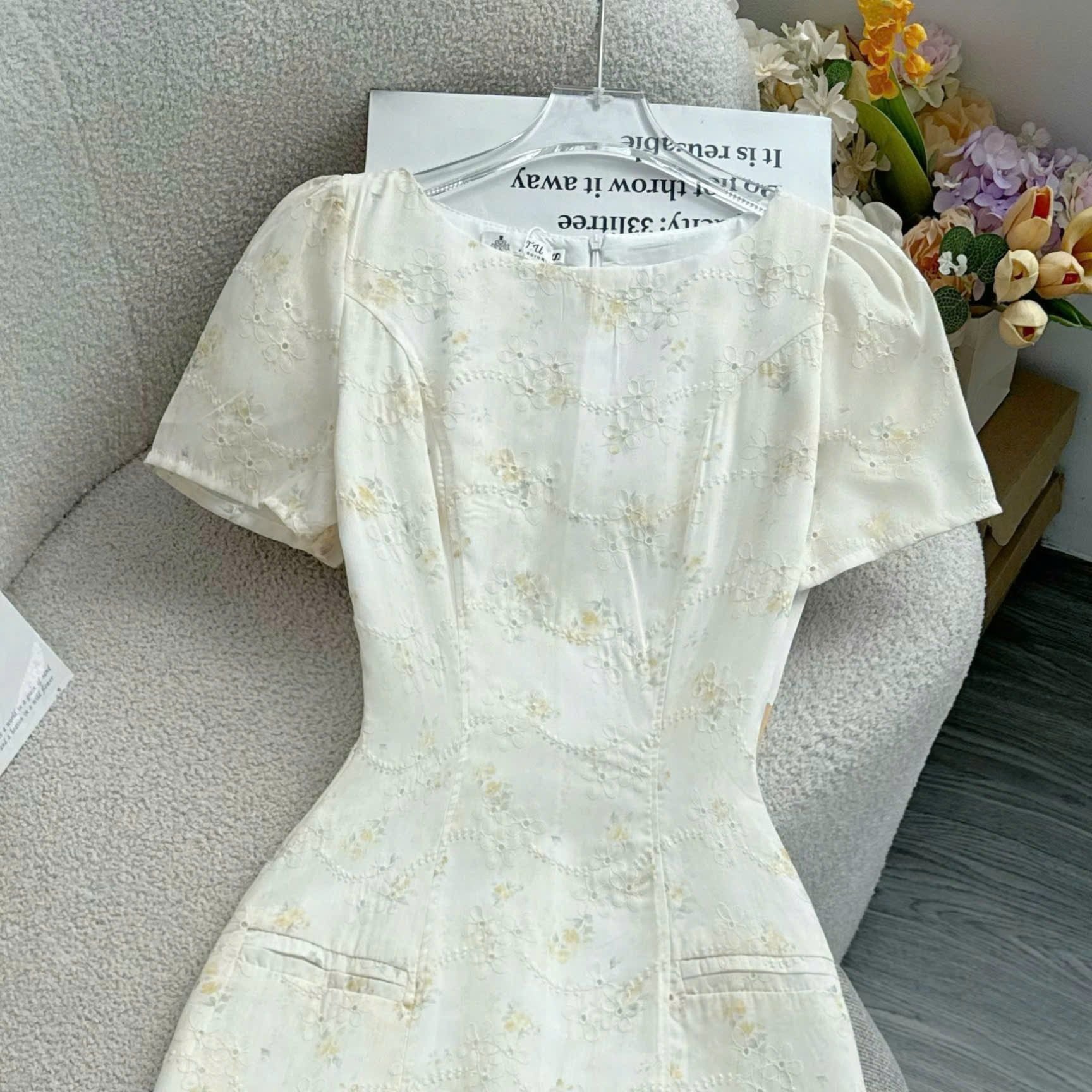 Đầm Thiết Kế Cổ Thuyền Dáng Xòe Đi Chơi TuTu Store Mã D1742