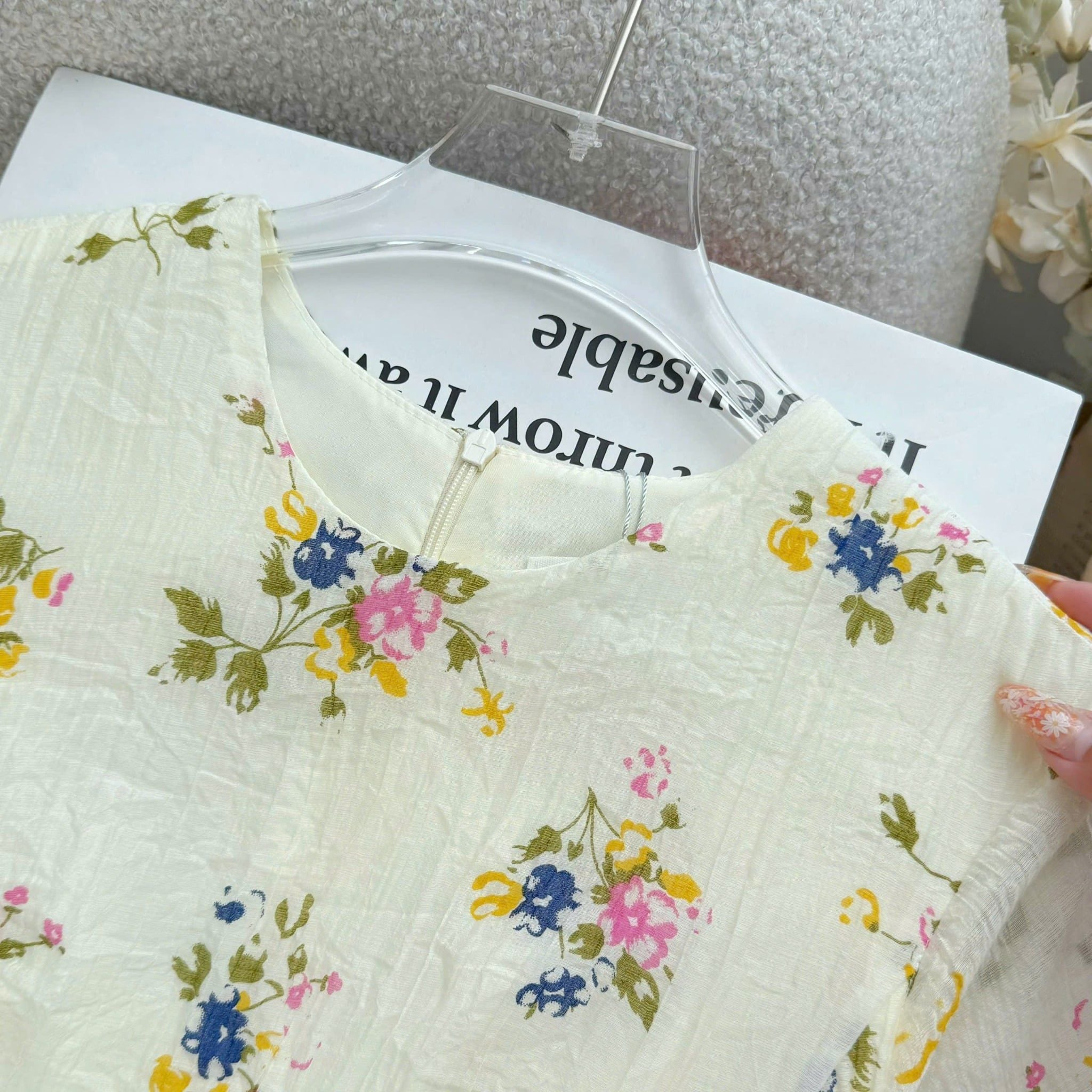 Đầm Thiết Kế Cổ Tròn Dáng Xòe Đi Chơi TuTu Store Mã D1754