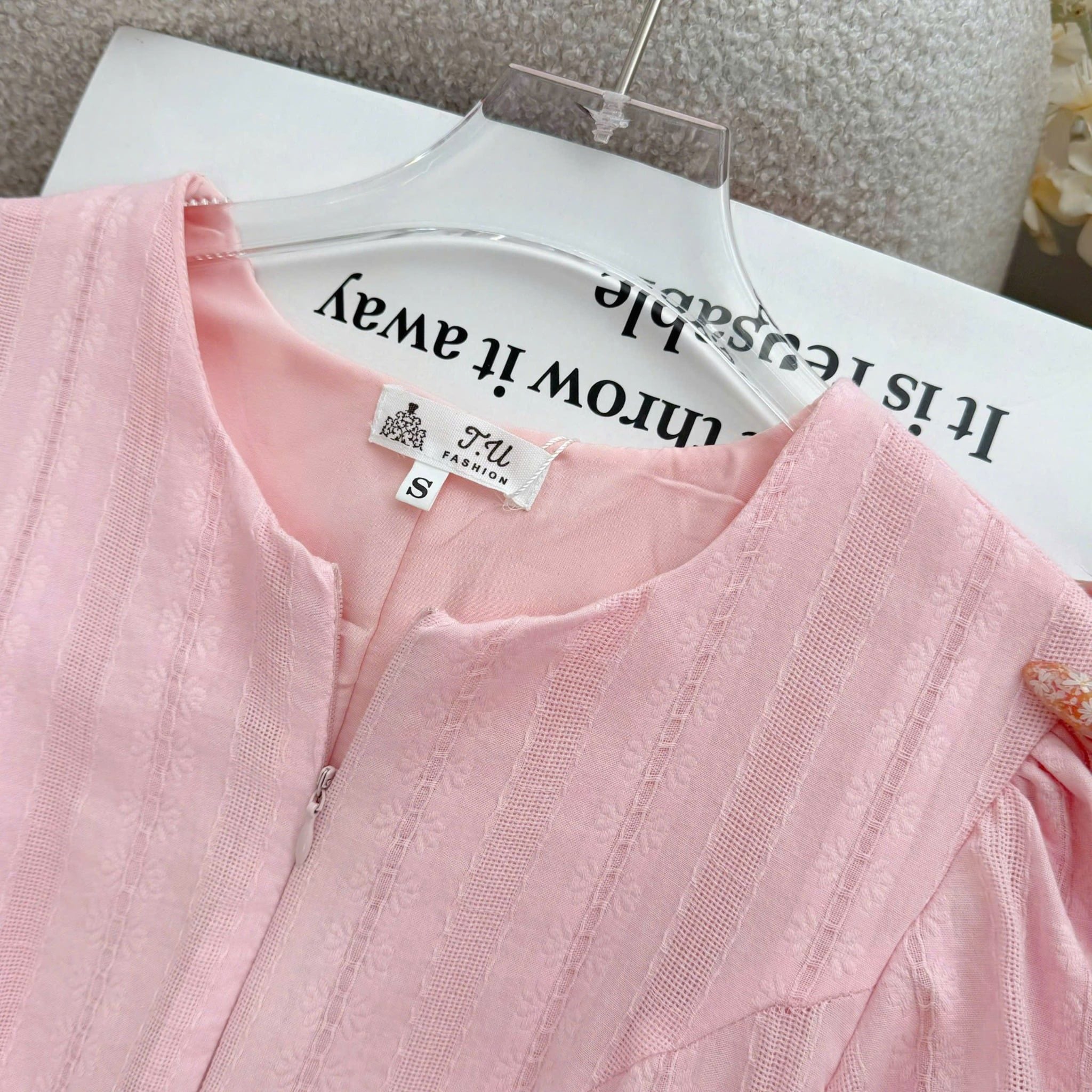 Đầm Thiết Kế Dây Kéo Trước Tay Bí Xinh Xắn Đi Chơi TuTu Store Mã D1749