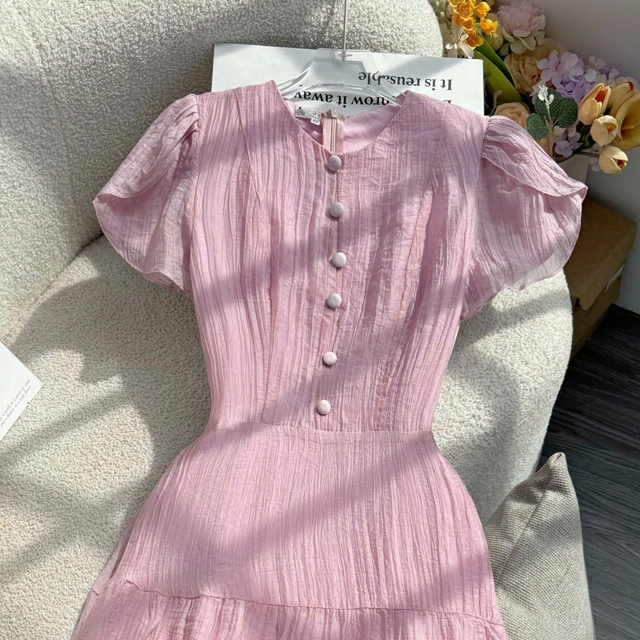 Đầm Thiết Kế Chiết Eo Tùng Xòe Đi Chơi TuTu Store Mã D1760