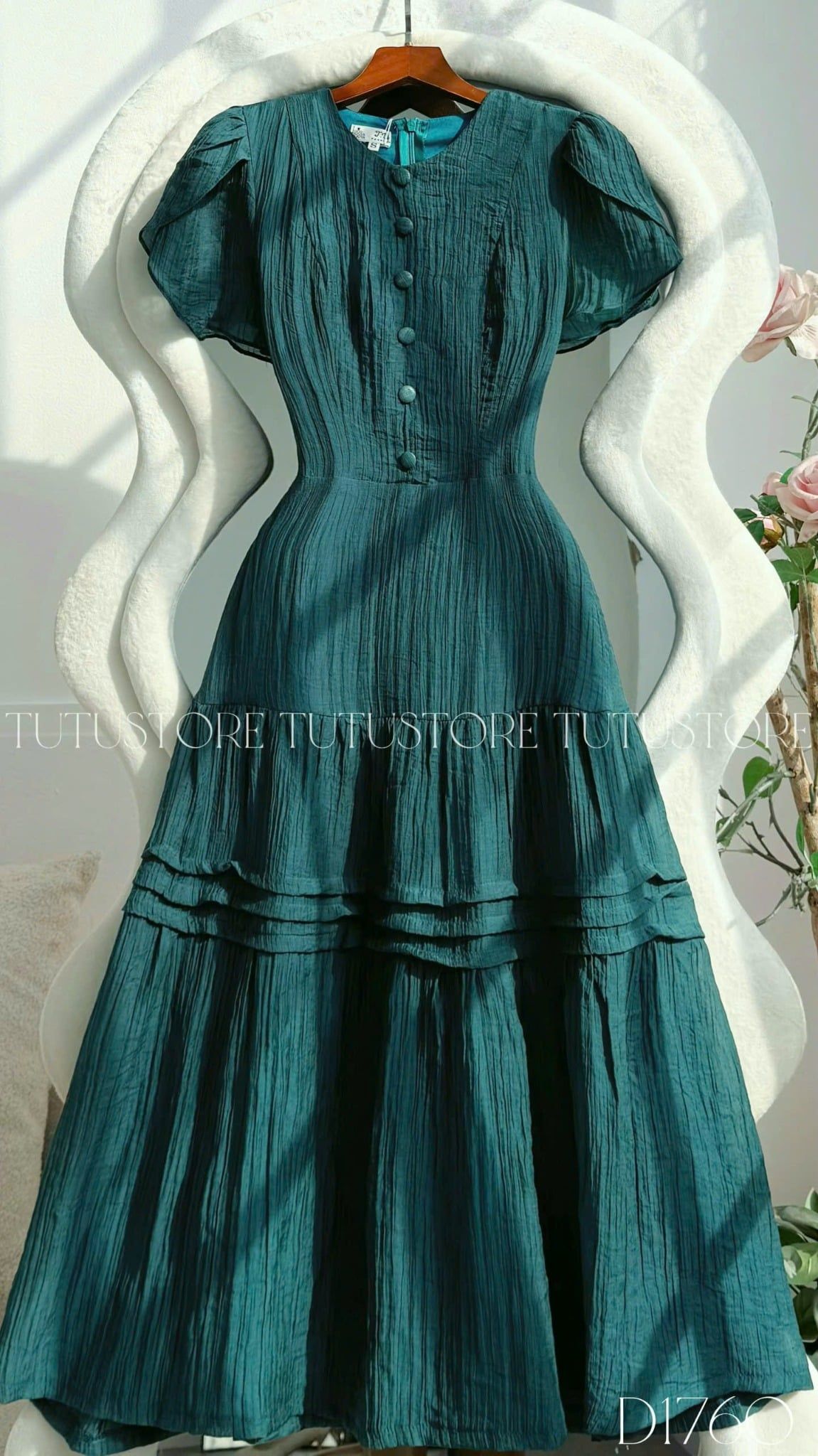 Đầm Thiết Kế Chiết Eo Tùng Xòe Đi Chơi TuTu Store Mã D1760