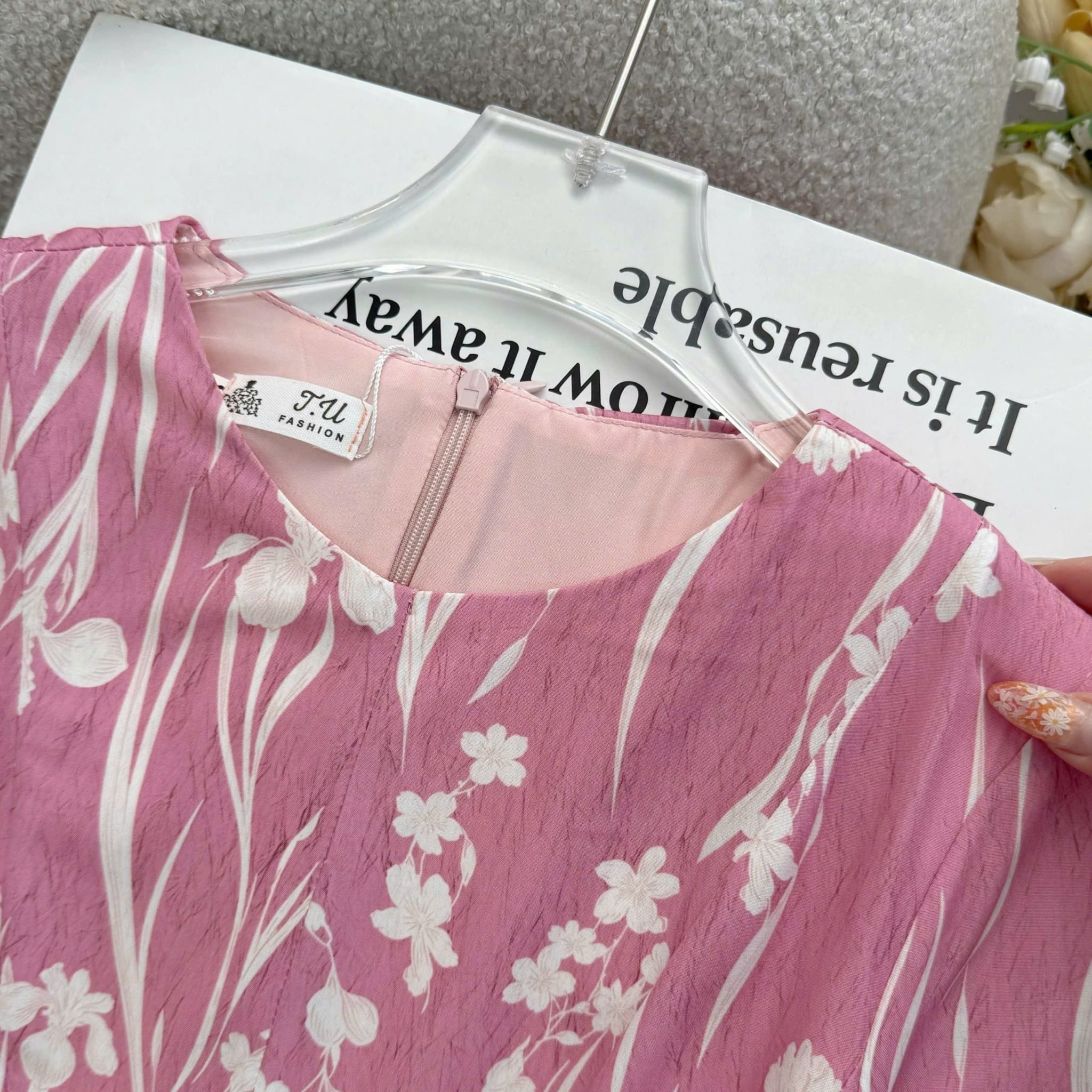 Đầm Thiết Kế Cổ Tròn Dáng Xòe Nhẹ Nhàng Đi Chơi TuTu Store Mã D1766