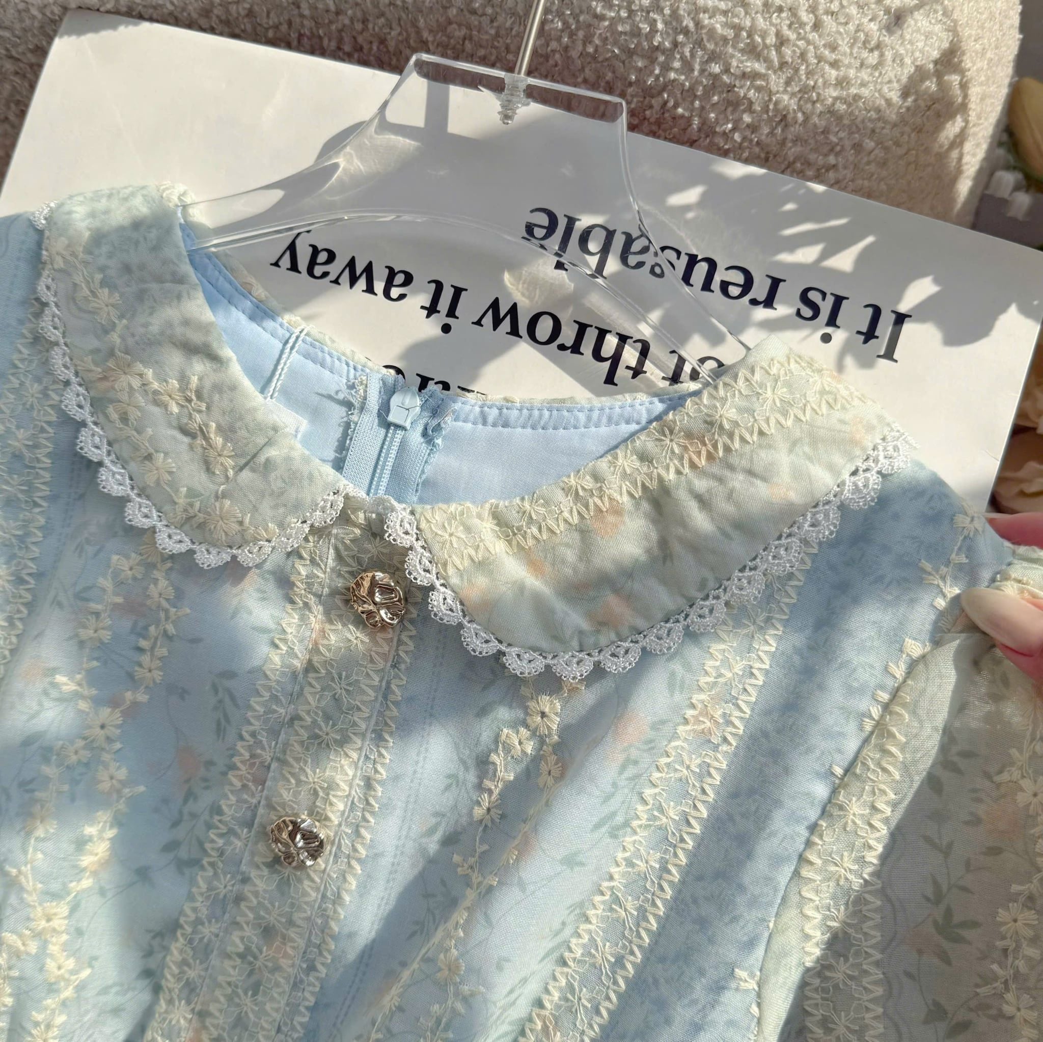 Đầm Thiết Kế Cổ Tròn Dáng Xòe Tiểu Thư Đi Chơi TuTu Store Mã D1762