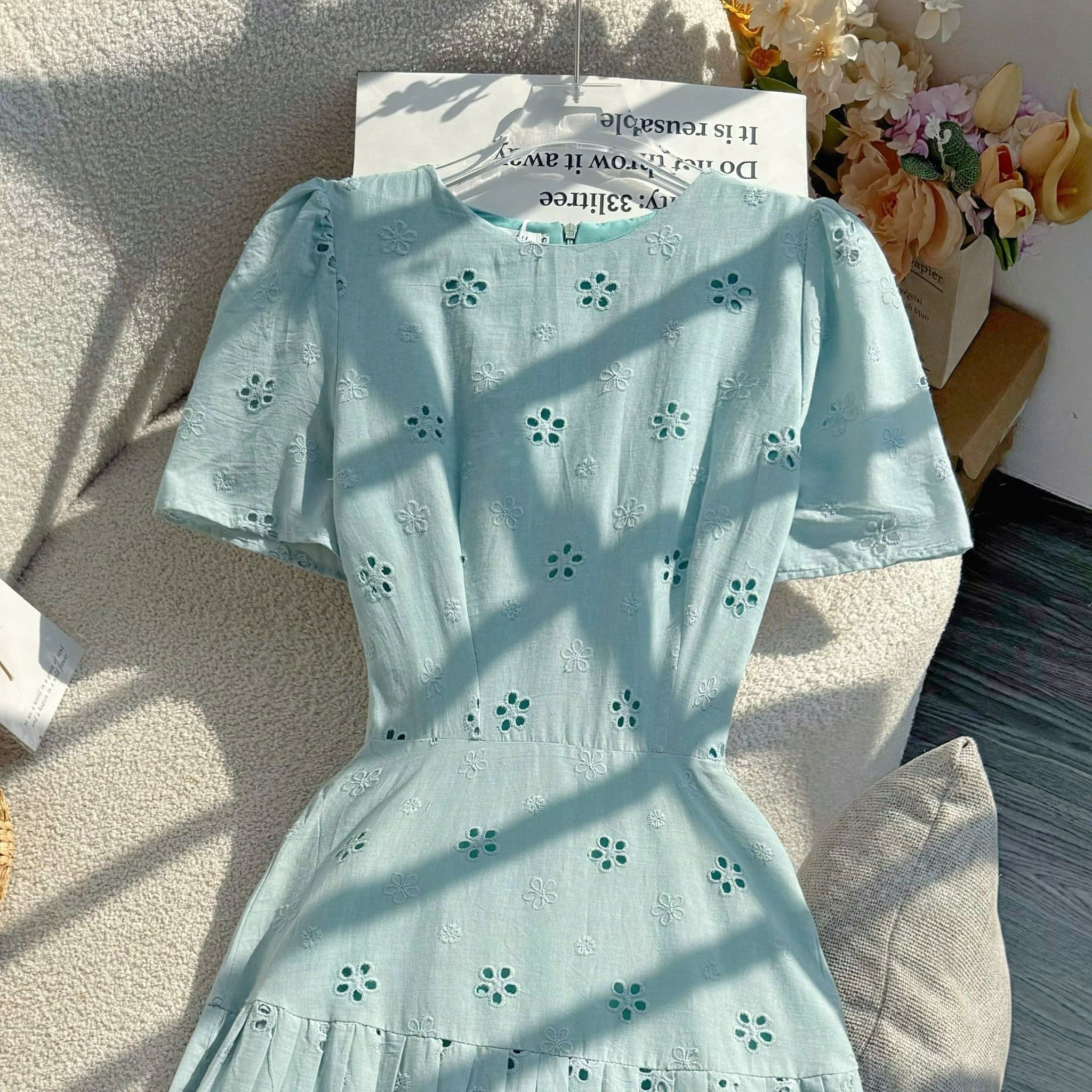 Đầm Thiết Kế Cổ Tròn Dáng Xòe Đi Chơi TuTu Store Mã D1756