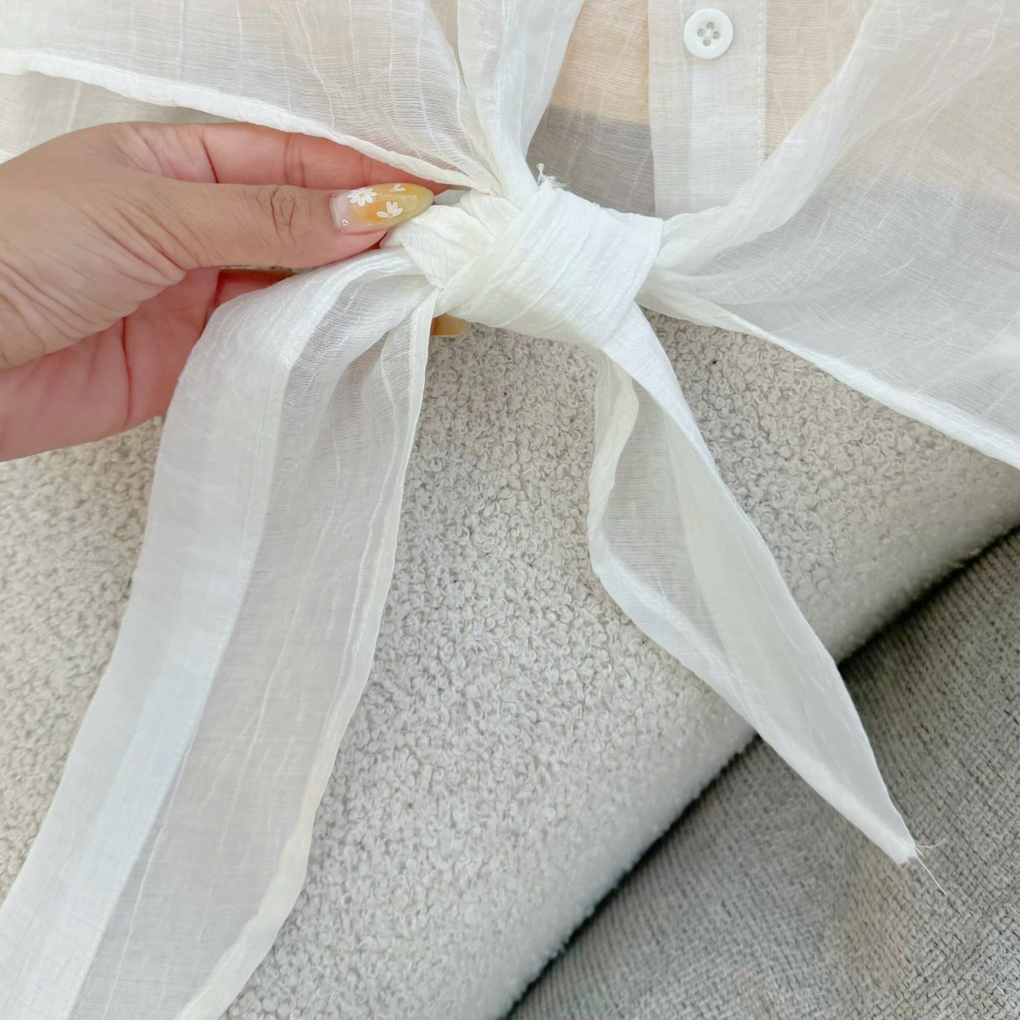Áo Thiết Kế Cổ Sơ Mi Mỏng Khoác Ngoài Đi Chơi TuTu Store Mã AS667