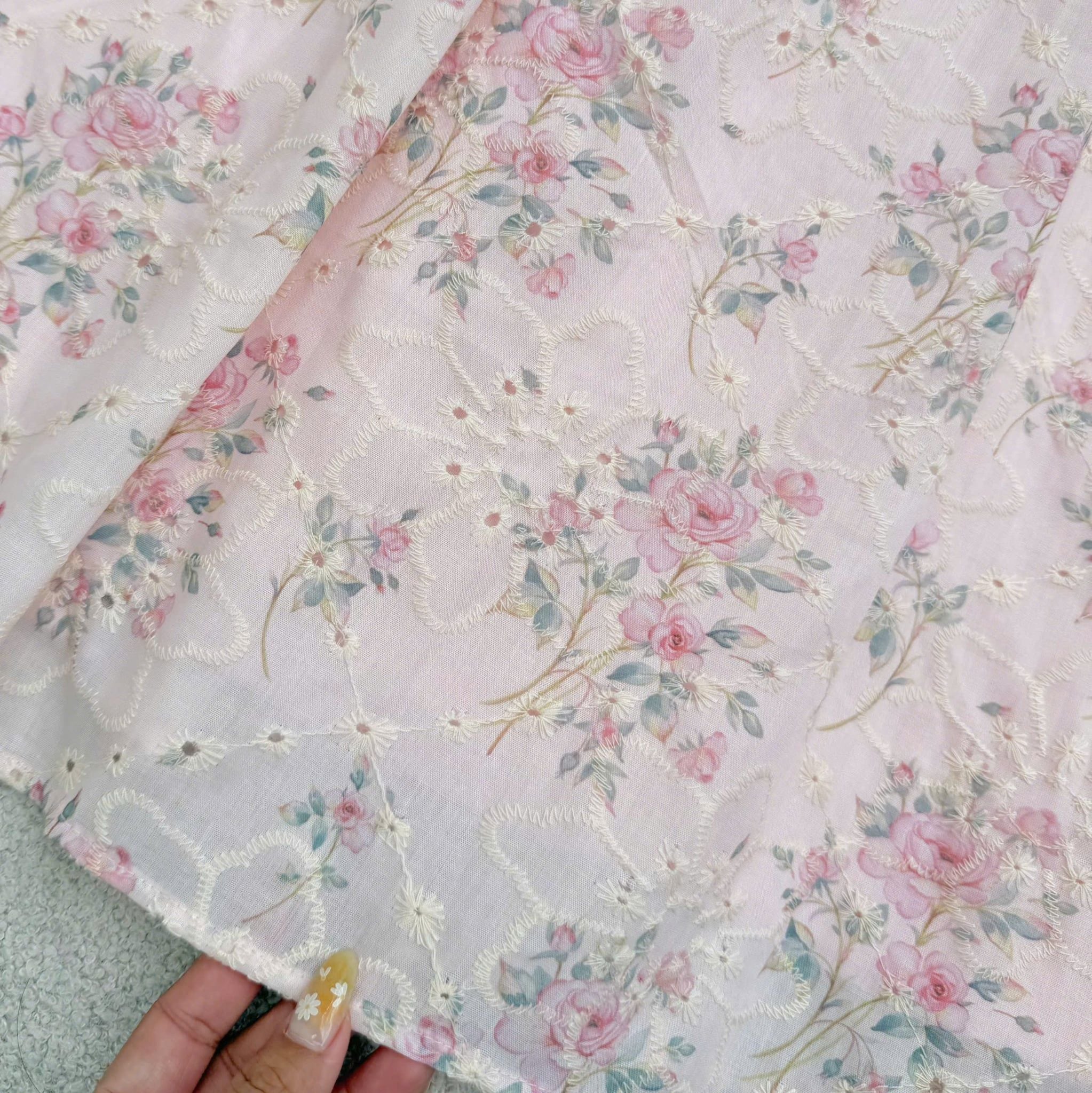 Đầm Hoa Thiết Kế Cổ Tròn Dáng Xòe Đi Chơi TuTu Store Mã D1772