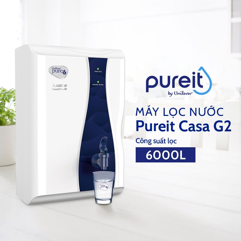  Máy lọc nước Pureit Casa G2 