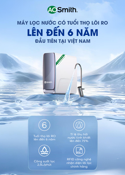 Máy Lọc Nước Đặt Gầm A. O. Smith aosmith  X1000 [NEW] 