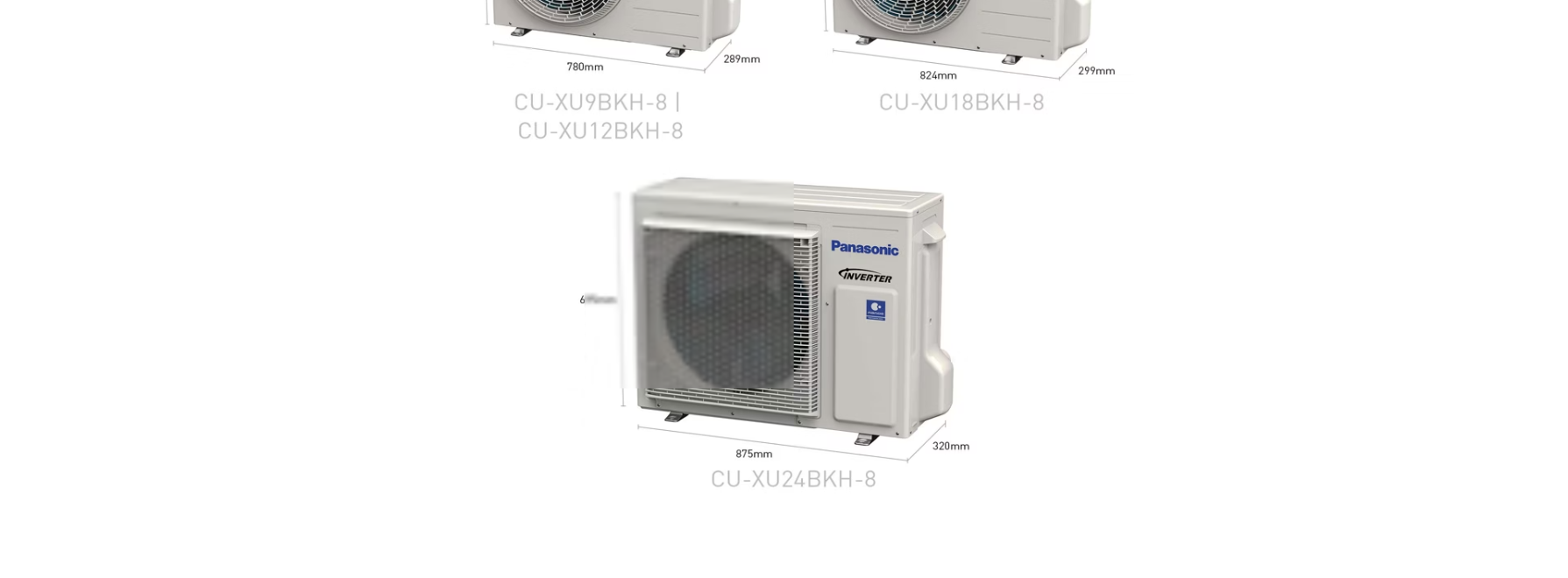  PANASONIC NanoX CU/CS-XU9BKH-8/XU9BKH-8/XU12BKH-8/XU18BKH-8/XU24BKH-8 1 CHIỀU INVERTER GAS R32 - WIFI 