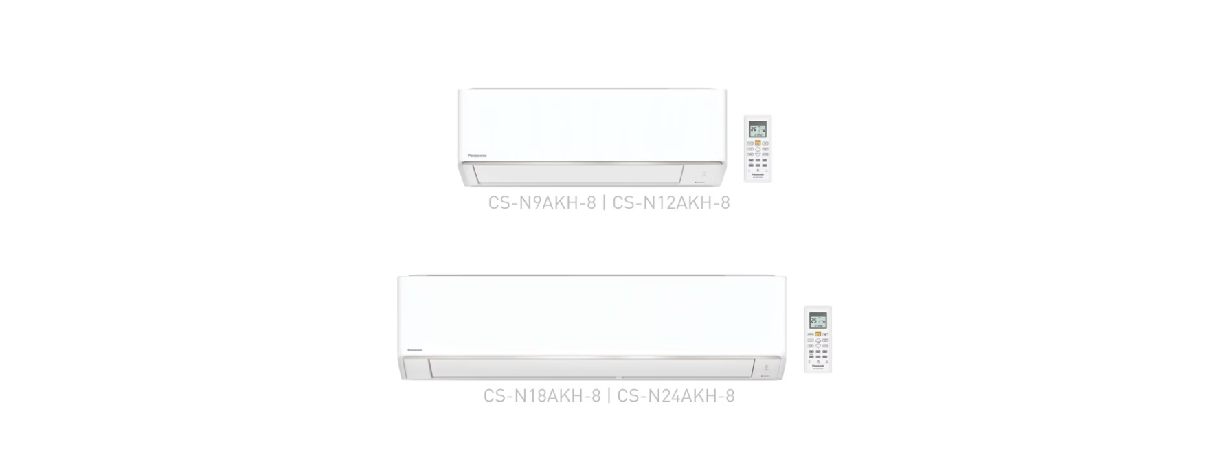  PANASONIC CU/CS-N9AKH-8/N12AKH-8/N18AKH-8/N24ZKH-8 1 CHIỀU THƯỜNG GAS R32 