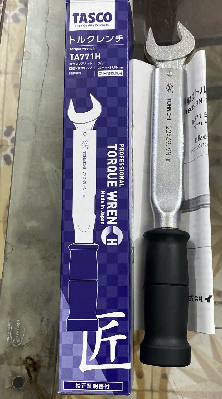  Bộ dụng cụ cờ lê lực điều hòa máy lạnh TASCO TA771L TA771H TA771B - Nhật Bản 