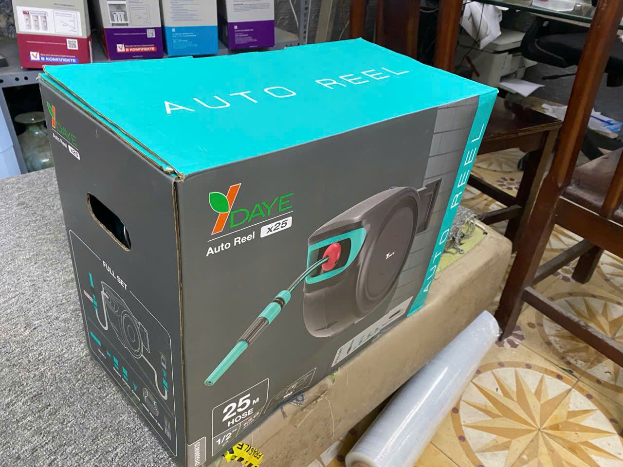  Rulo vòi tưới cây tự thu Unigawa 10m DAYE 15-25m 