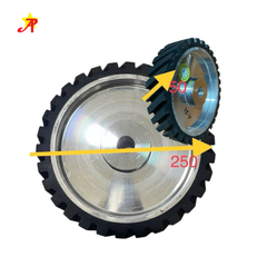 lô cao su máy mài 2 đầu kích  thước 250 x  50 x  25.4mm