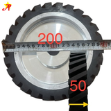 Bánh cao su máy mài nhám kt 200 x 50 x 25