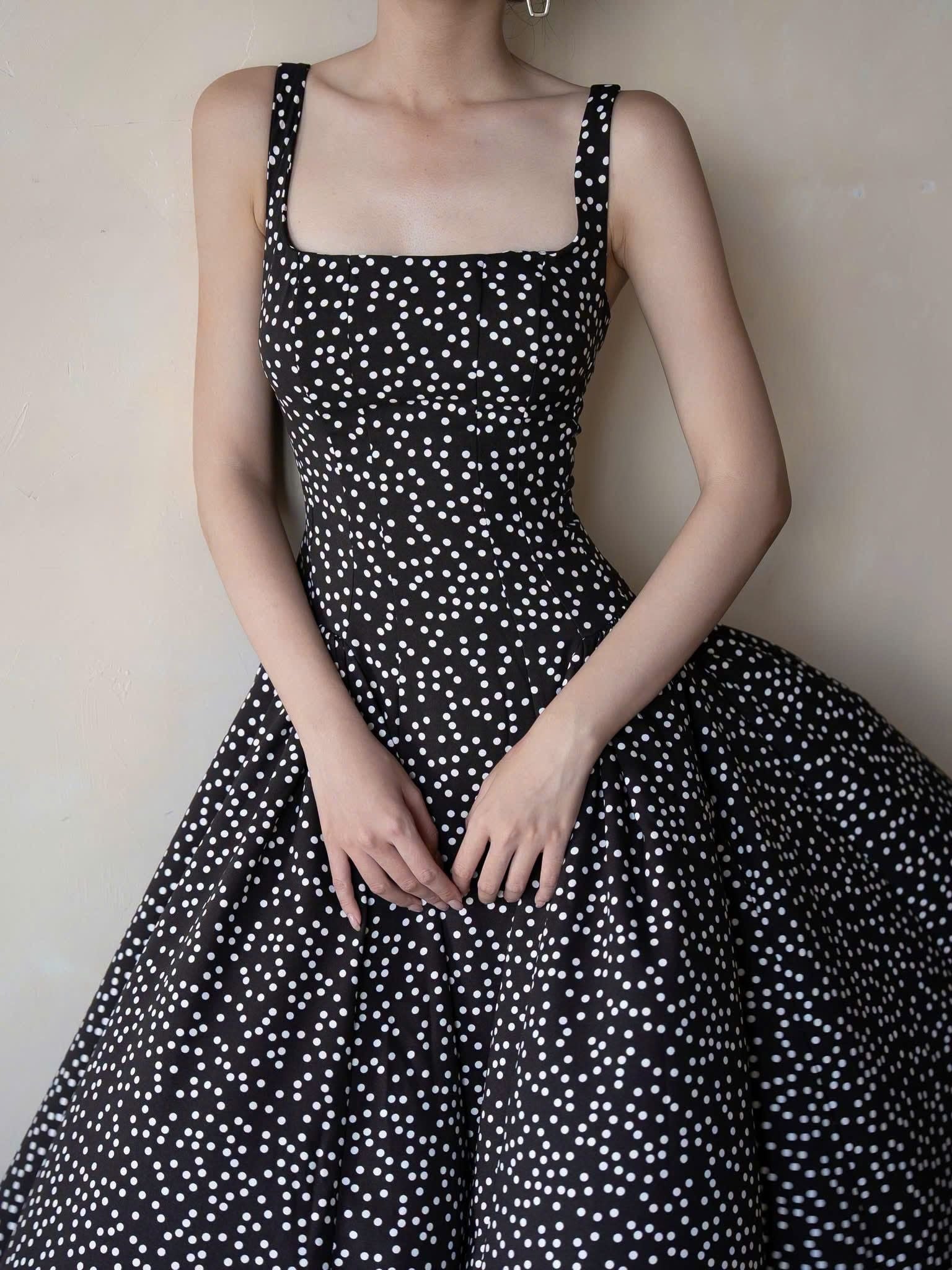 Delphine Dress - Đầm 2 Dây Corset Thiết Kế D0154 