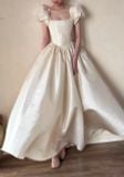  Ivory Sonata Dress - Đầm Corset Tay Phồng Thiết Kế D0161 