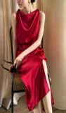  Juhi Dress - Đầm Nhún Sườn Xẻ Tà L58 