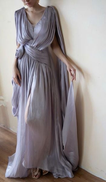  Calypso Dress - Đầm Thiết Kế Nhấn Eo Hoa Hồng 