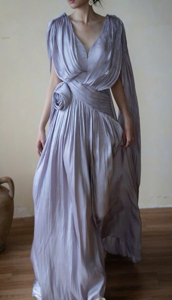  Calypso Dress - Đầm Thiết Kế Nhấn Eo Hoa Hồng 