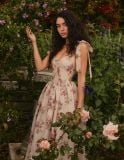  Emer Dress - Đầm Corset Hoa Hồng Thiết Kế 