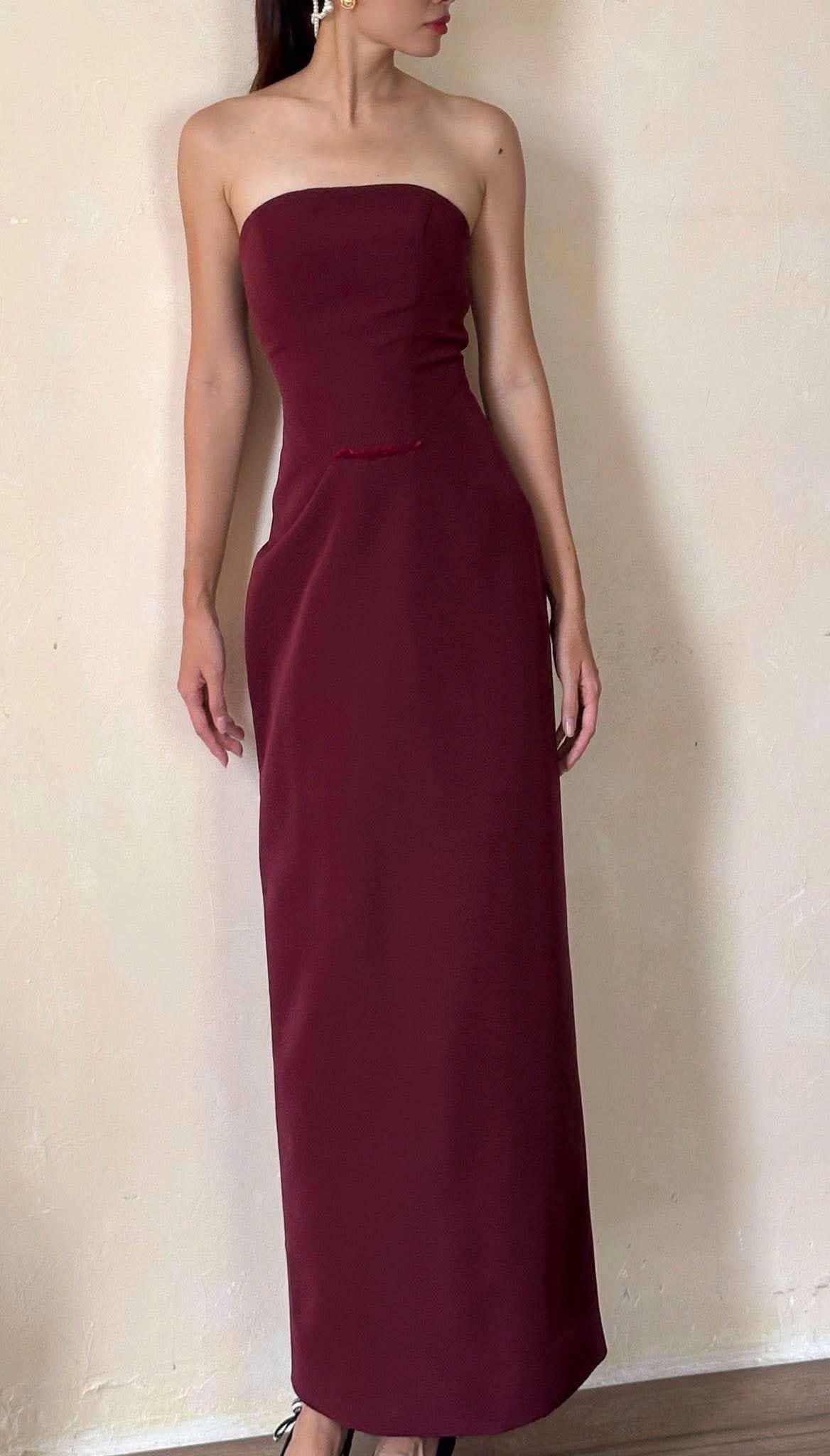  Alise Dress - Đầm Cúp Ngực Dáng Dài 