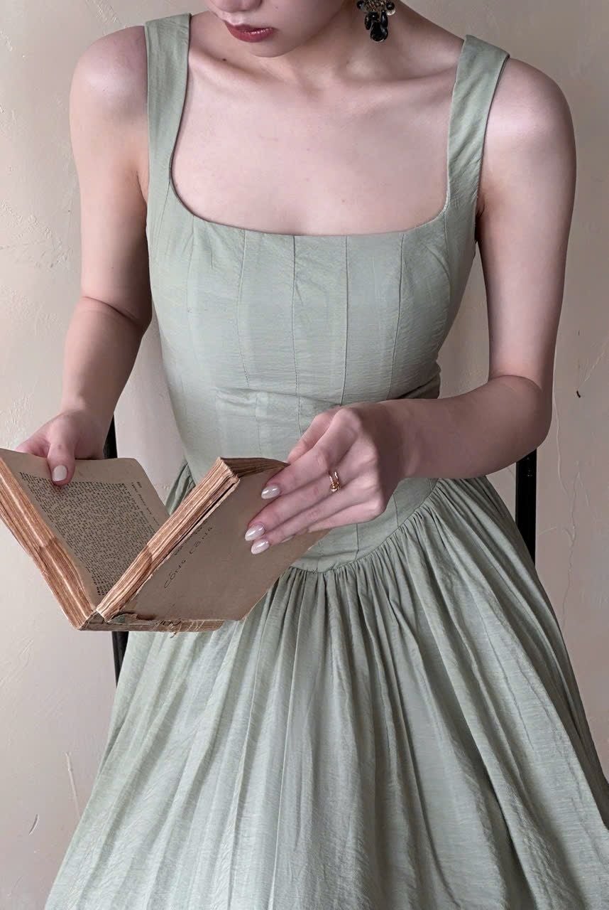  Elizabeth Dress - Đầm Corset Cổ Điển Hai Dây D0124 