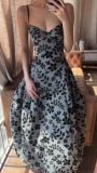  Brigitte Dress - Đầm Corset Hoa Hồng D0129 