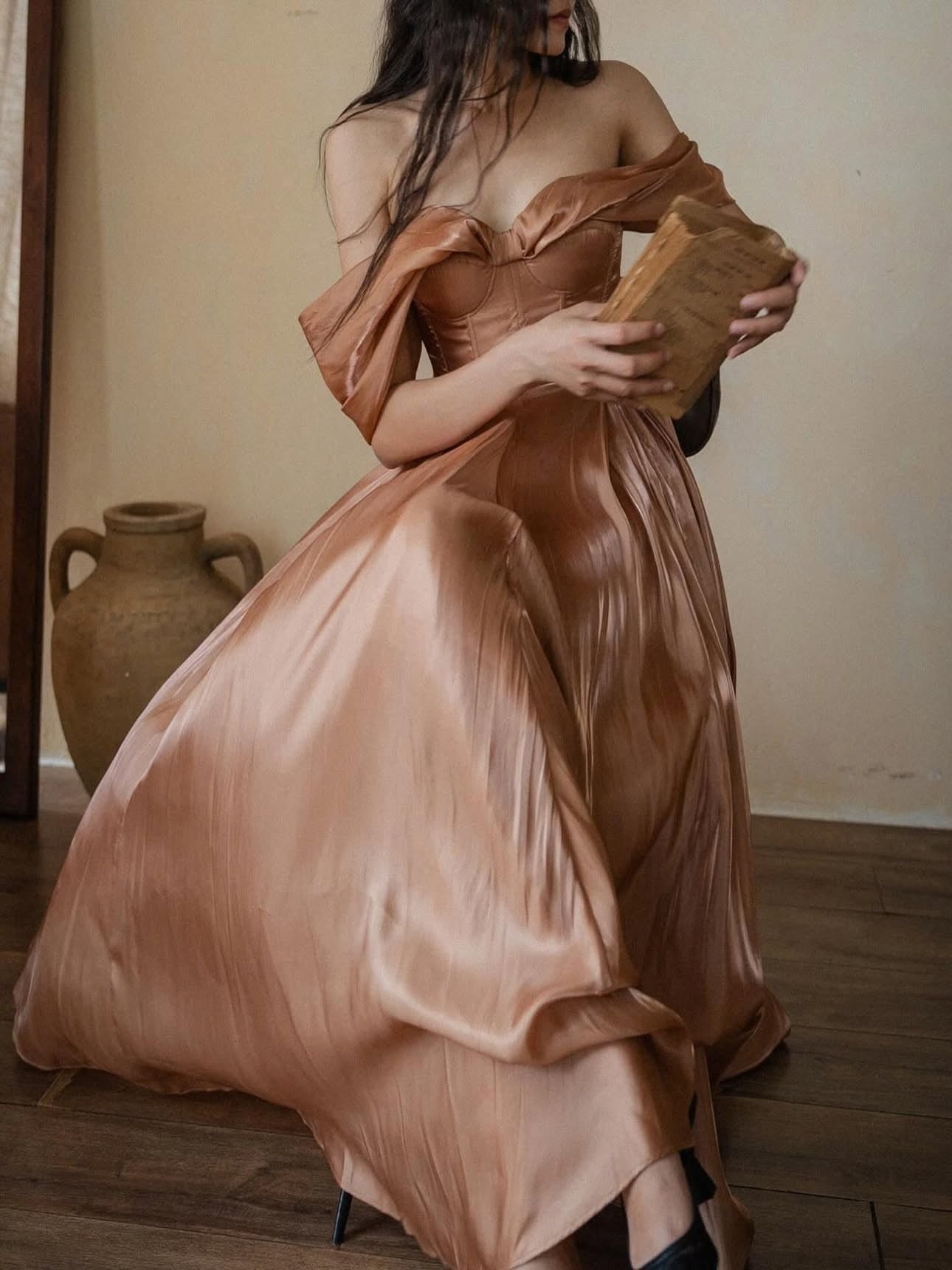  Stefany Dress - Đầm Trễ Vai Corset D008 