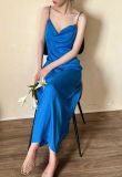  Rosalie Dress - Đầm Lụa 2 Dây Cổ Đổ LA45 