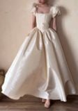  Ivory Sonata Dress - Đầm Corset Tay Phồng Thiết Kế D0161 