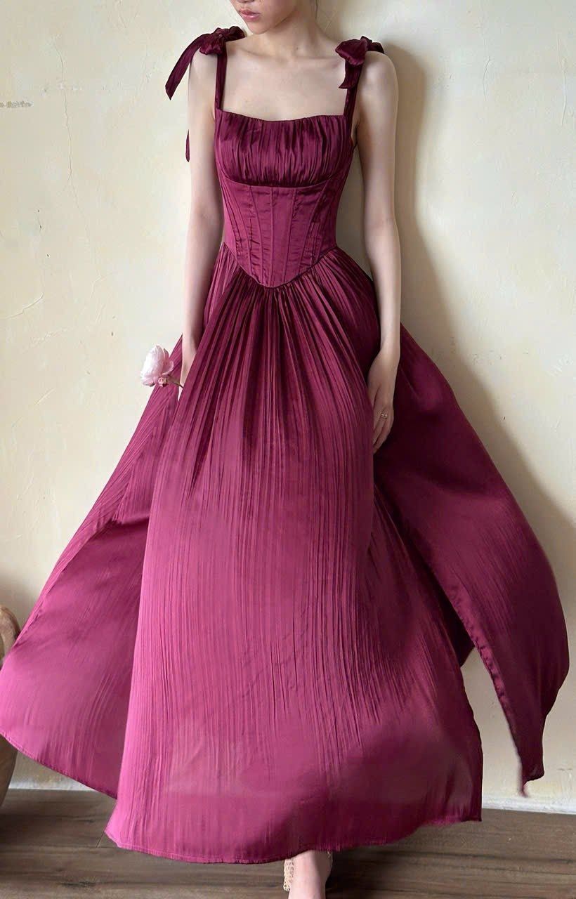  Delilah Dress - Đầm Corset Dập Ly D0130 