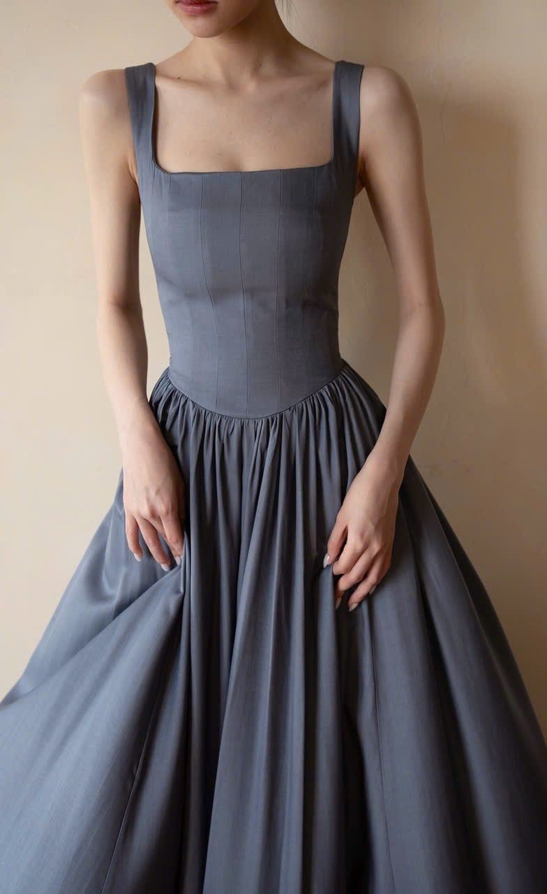  Elizabeth Dress - Đầm Corset Cổ Điển Hai Dây D0124 