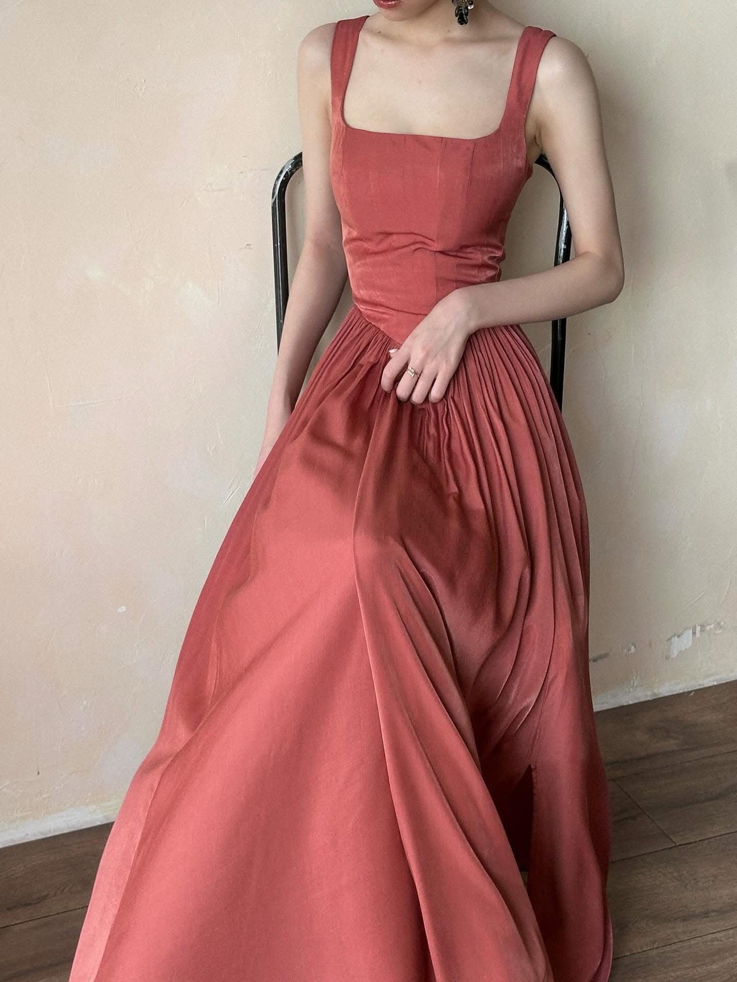  Elizabeth Dress - Đầm Corset Cổ Điển Hai Dây D0124 