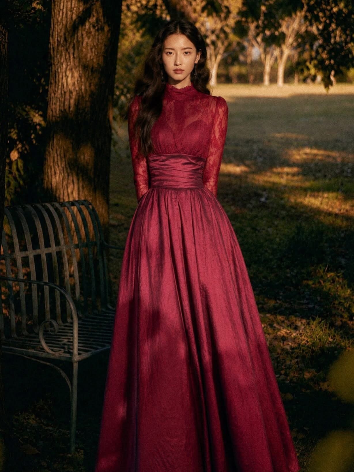  Aurelia Dress - Đầm Tay Dài Thiết Kế D0160 