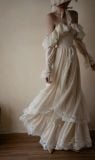  Snow Swan Dress - Đầm Thiết Kế Trễ Vai 