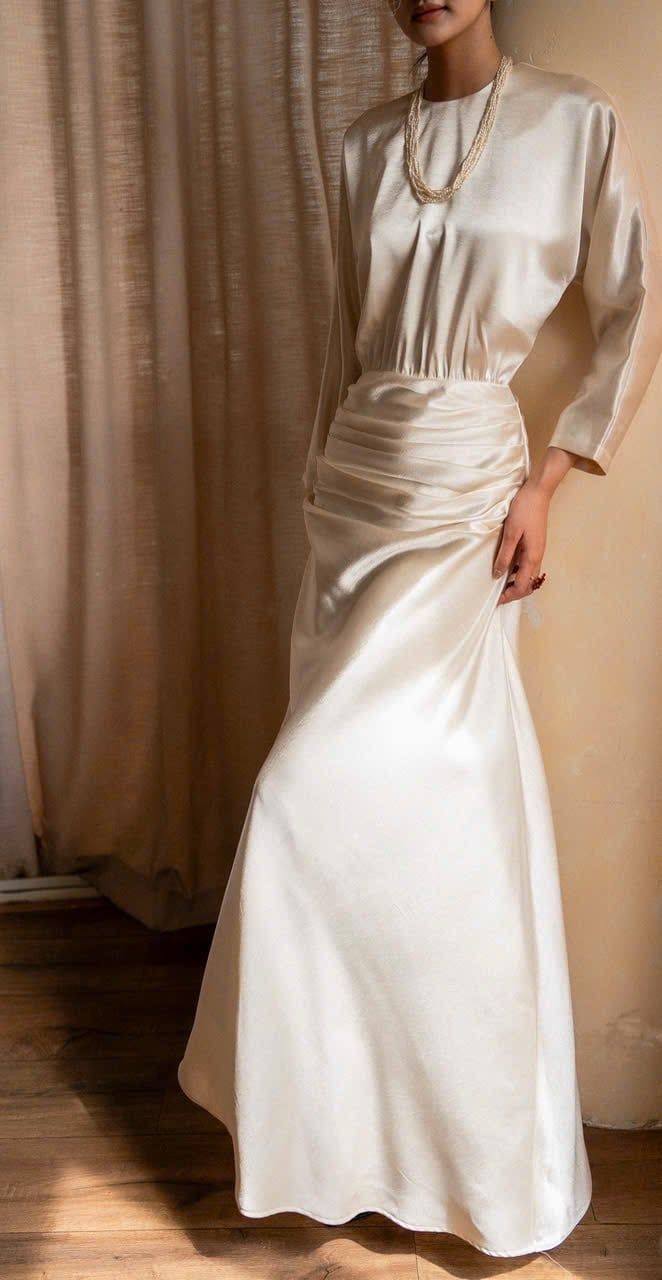  Julia Dress - Đầm Lụa Tay Dài D0164 